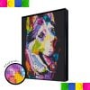Colorful Siberian Husky 2x2