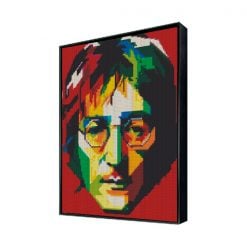 John Lennon Colorful 3x4