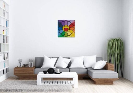 Colorful Flower 1x1 board Preview
